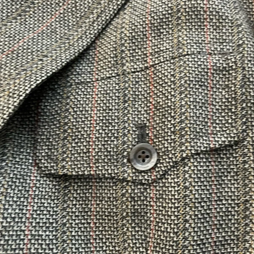 Hart Schaffner & Marx Made in USA Vintage Flap Pocket Wool Tweed‎ Jacket 42 R